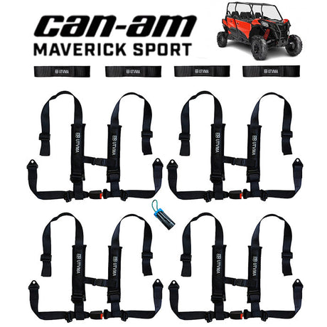 Photo of Maverick Sport Harness Kit (2019-2025) by UTV Mountain Accessories - Premium for UTVs / Side by Sides
