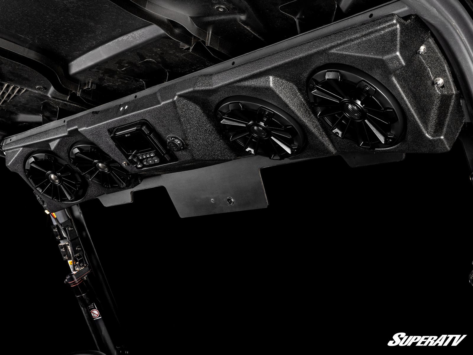 MB Quart 320-Watt Stage 4 Can-Am Defender Tuned Four-Speaker Visor Audio System