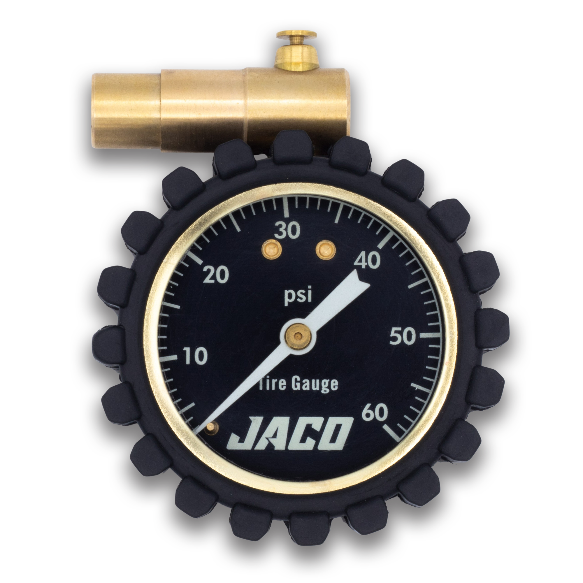 Photo of MBX-60 Presta Tire Pressure Gauge for Bikes (Max 60 PSI) | MTB & XC Series by JACO - Premium Presta Tire Gauge for UTVs / Side by Sides
