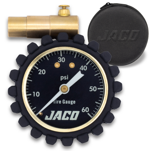 Photo of MBX-60 Presta Tire Pressure Gauge for Bikes (Max 60 PSI) | MTB & XC Series by JACO - Premium Presta Tire Gauge for UTVs / Side by Sides