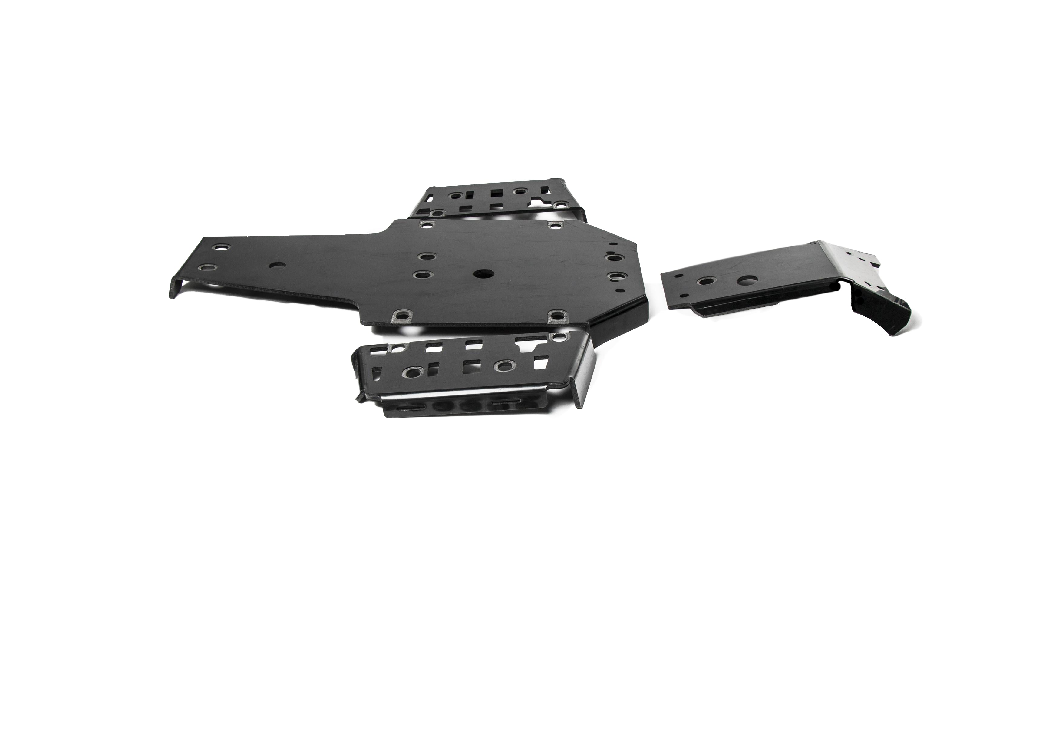 Photo of Yamaha Grizzly 700 Plastic Central Skid Plate by Rival Powersports USA - Premium for UTVs / Side by Sides