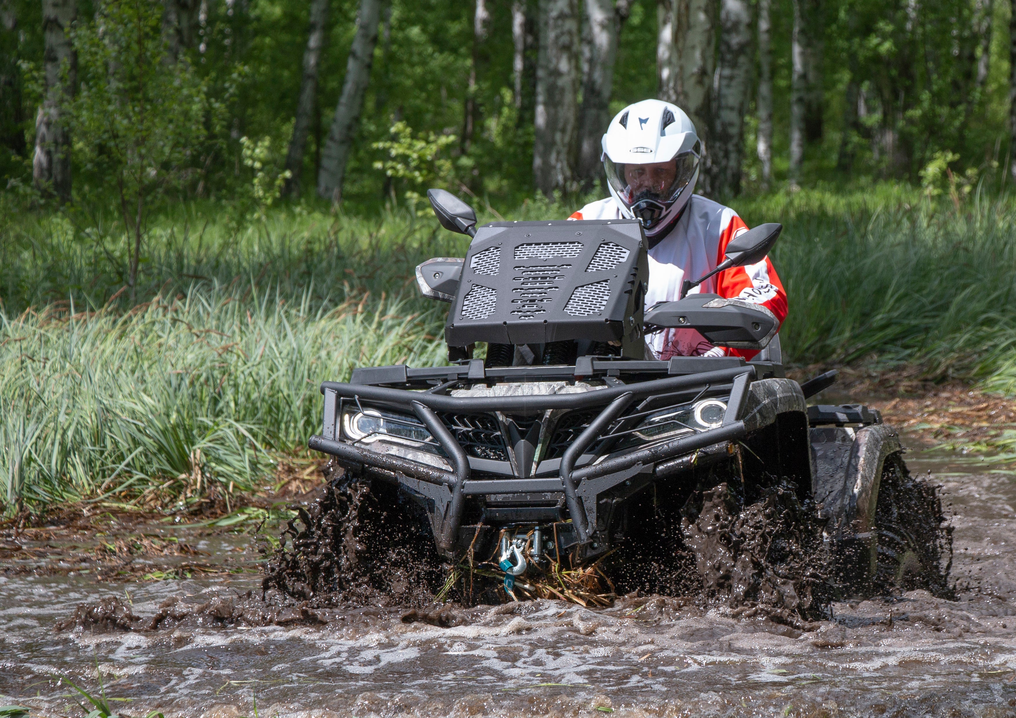 Photo of CF Moto C Force 800XC/1000 Radiator Relocation Kit With Snorkel by Rival Powersports USA - Premium for UTVs / Side by Sides