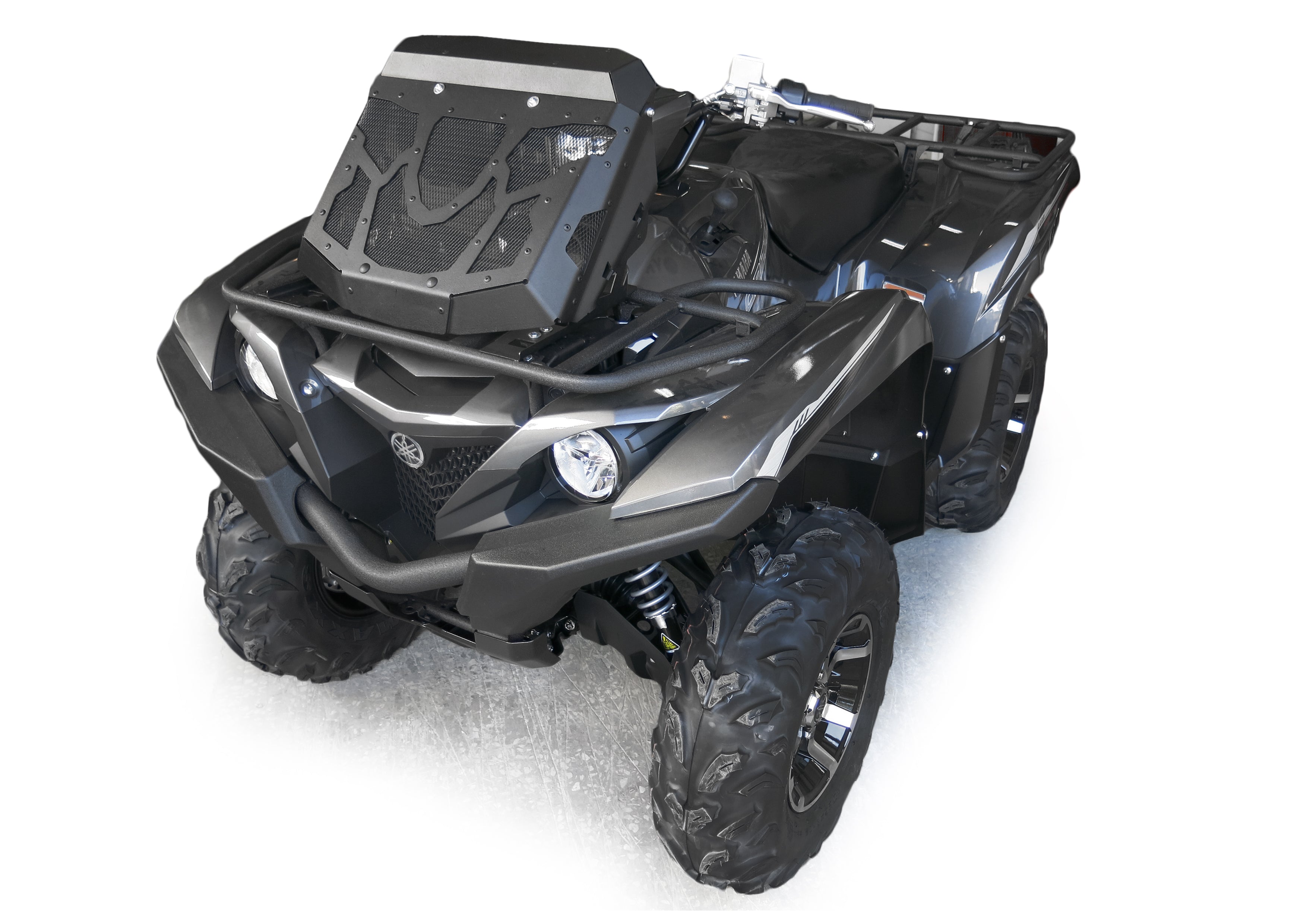 Photo of Yamaha Grizzly 700/Kodiak 700 Rad Kit With Snorkel by Rival Powersports USA - Premium Radiator Relocation Kit With Snorkel for UTVs / Side by Sides