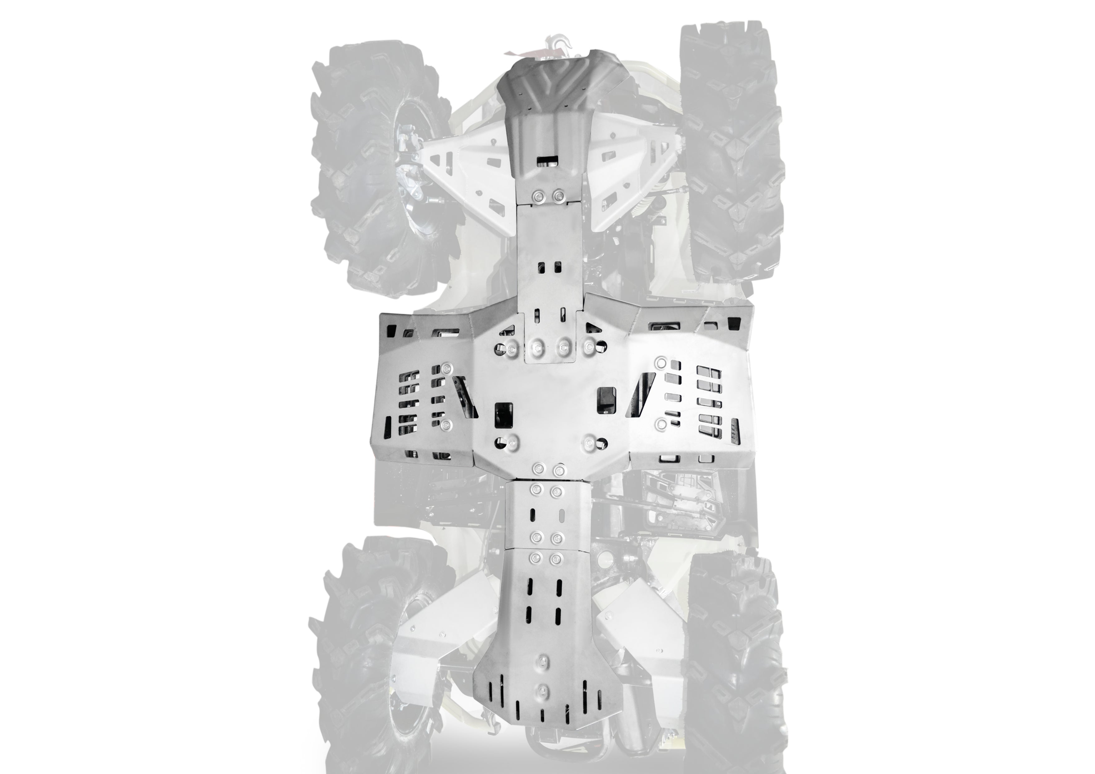 Photo of Can-Am Outlander G2 Alloy Central Skid Plate by Rival Powersports USA - Premium for UTVs / Side by Sides