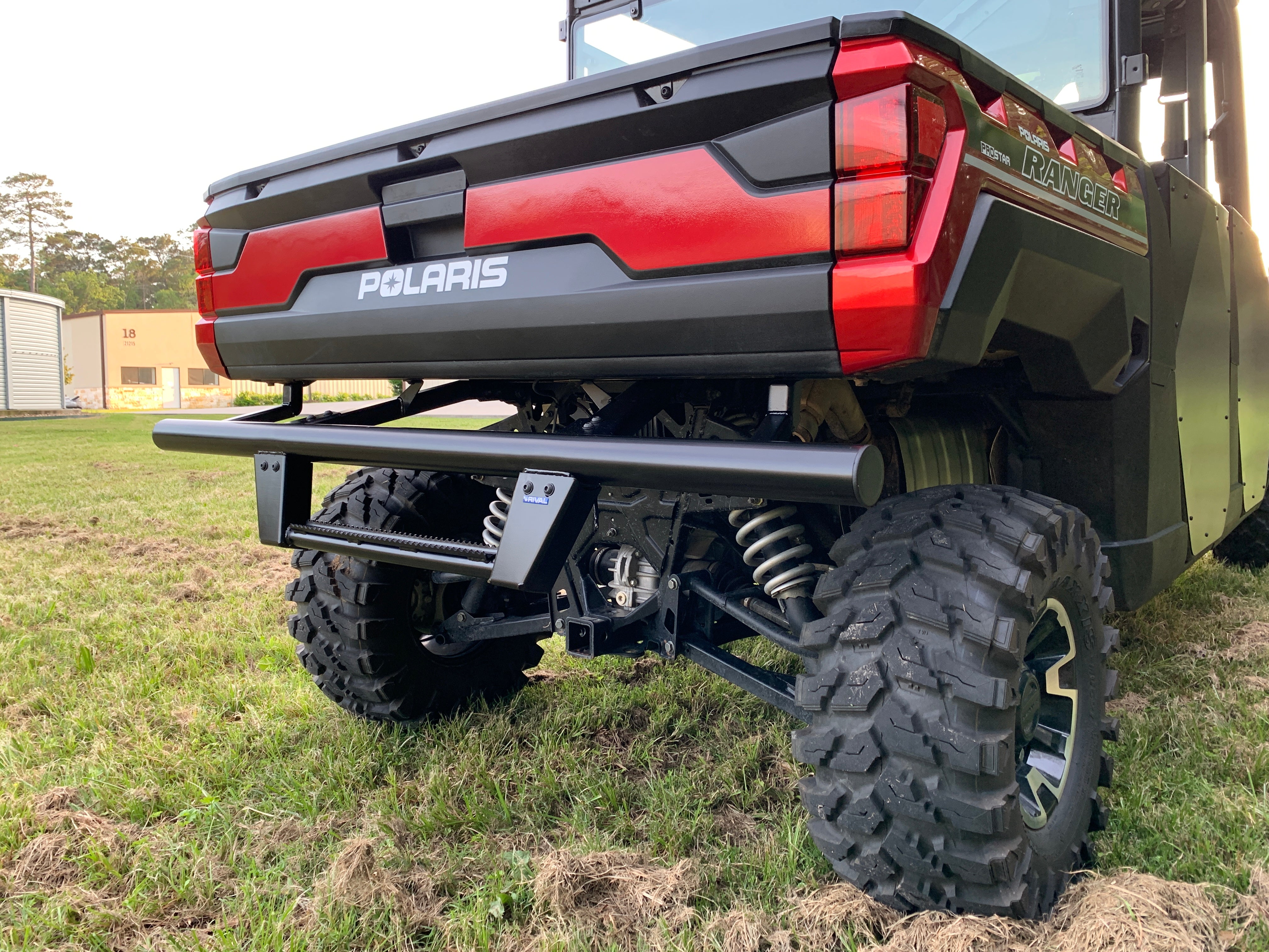Photo of Polaris Ranger 1000 / 1000 XP / Crew 1000 Rear Bumper by Rival Powersports USA - Premium Rear Bumper for UTVs / Side by Sides