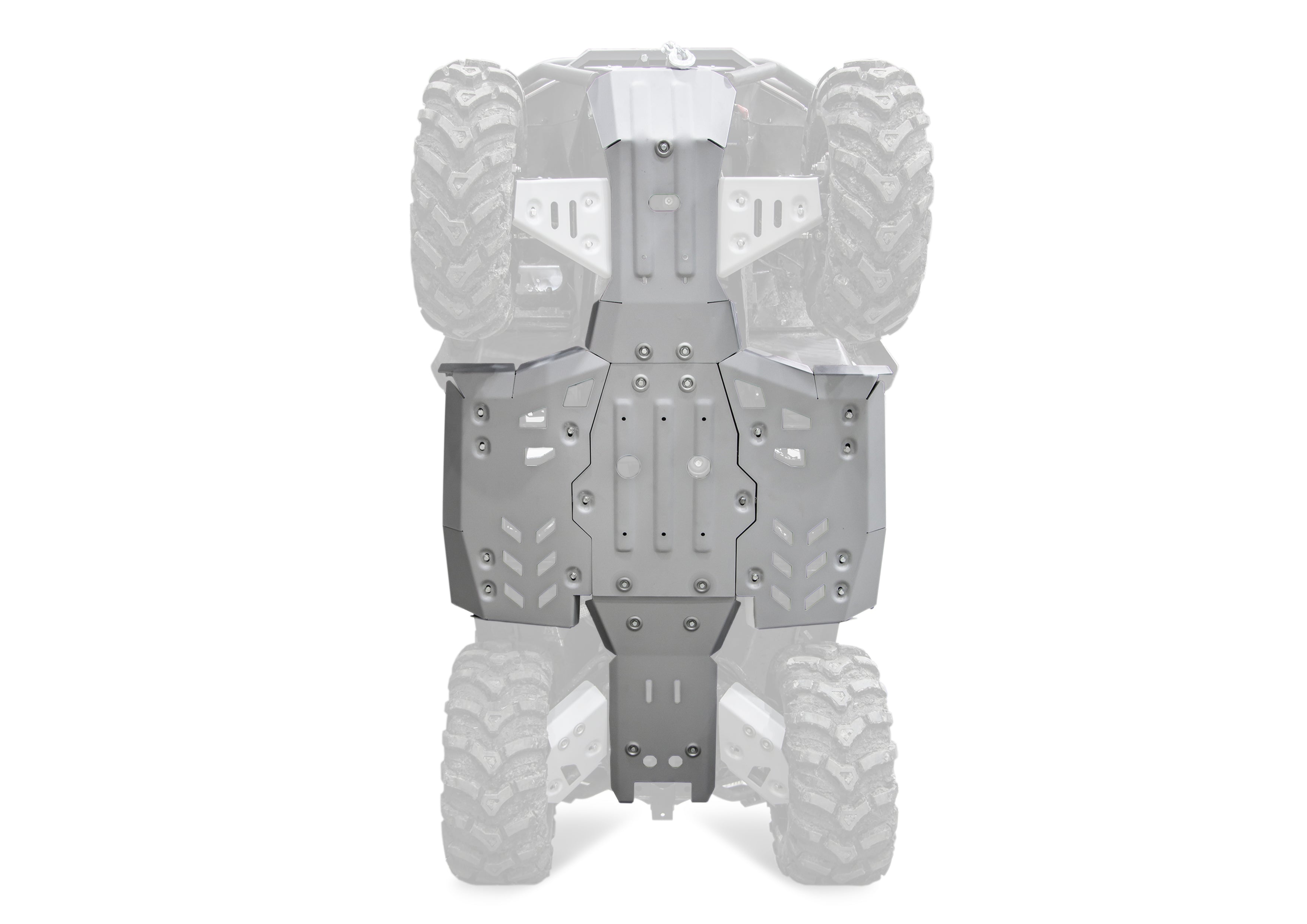 Photo of CF Moto C Force 600 Touring Alloy Central Skid Plate by Rival Powersports USA - Premium Central Skid Plate Alloy for UTVs / Side by Sides