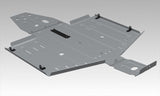 Photo of Polaris General 1000 Alloy Central Skid Plate by Rival Powersports USA - Premium Central Skid Plate Alloy for UTVs / Side by Sides