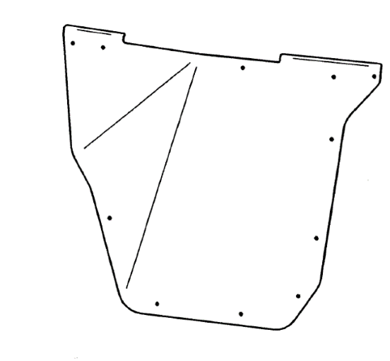 Photo of 2444.6891.1 Alloy Door Skin (RIGHT) by Rival Powersports USA - Premium for UTVs / Side by Sides