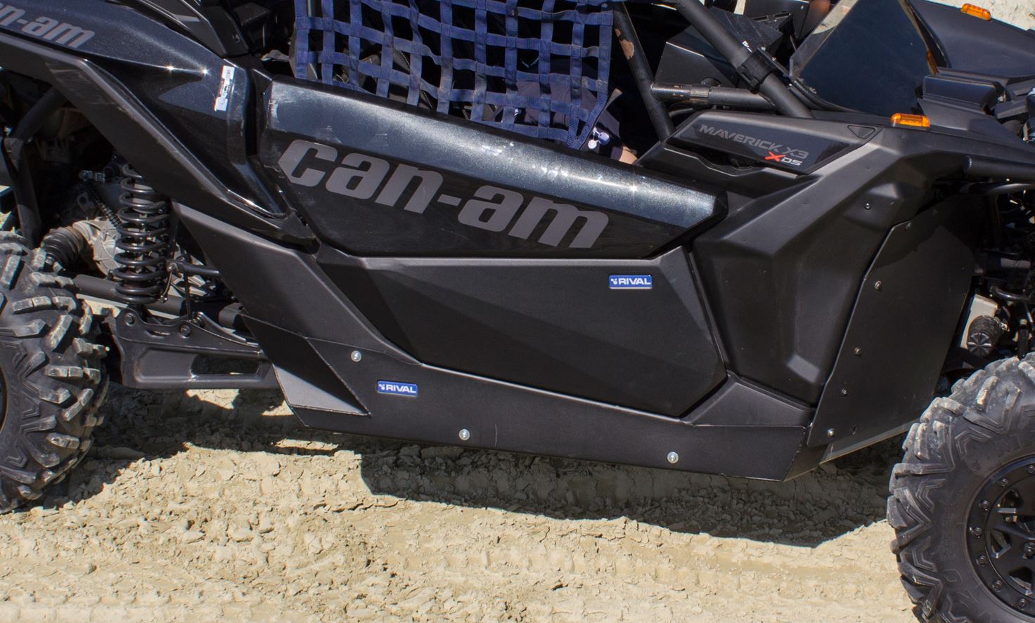 Photo of Can-Am Maverick X3 Alloy Rock Sliders by Rival Powersports USA - Premium for UTVs / Side by Sides
