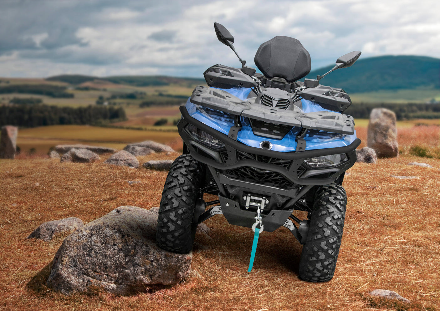 Photo of CF Moto C Force Front Bumper 400 / 500 / L GEN2 Touring 2022+ by Rival Powersports USA - Premium Front Bumper for UTVs / Side by Sides