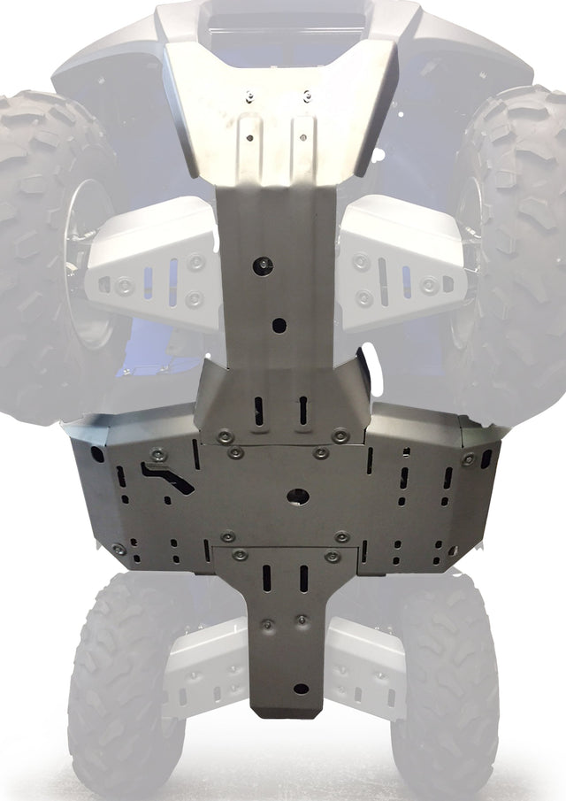 Photo of Kawasaki Brute Force 750 4x4i Alloy Central Skid Plate by Rival Powersports USA - Premium Central Skid Plate Alloy for UTVs / Side by Sides