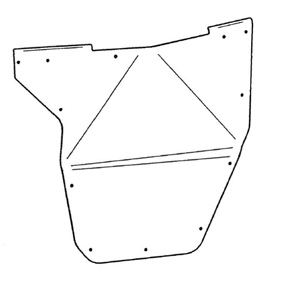 Photo of 2444.7266.2 Alloy Door Skin (LEFT) by Rival Powersports USA - Premium for UTVs / Side by Sides