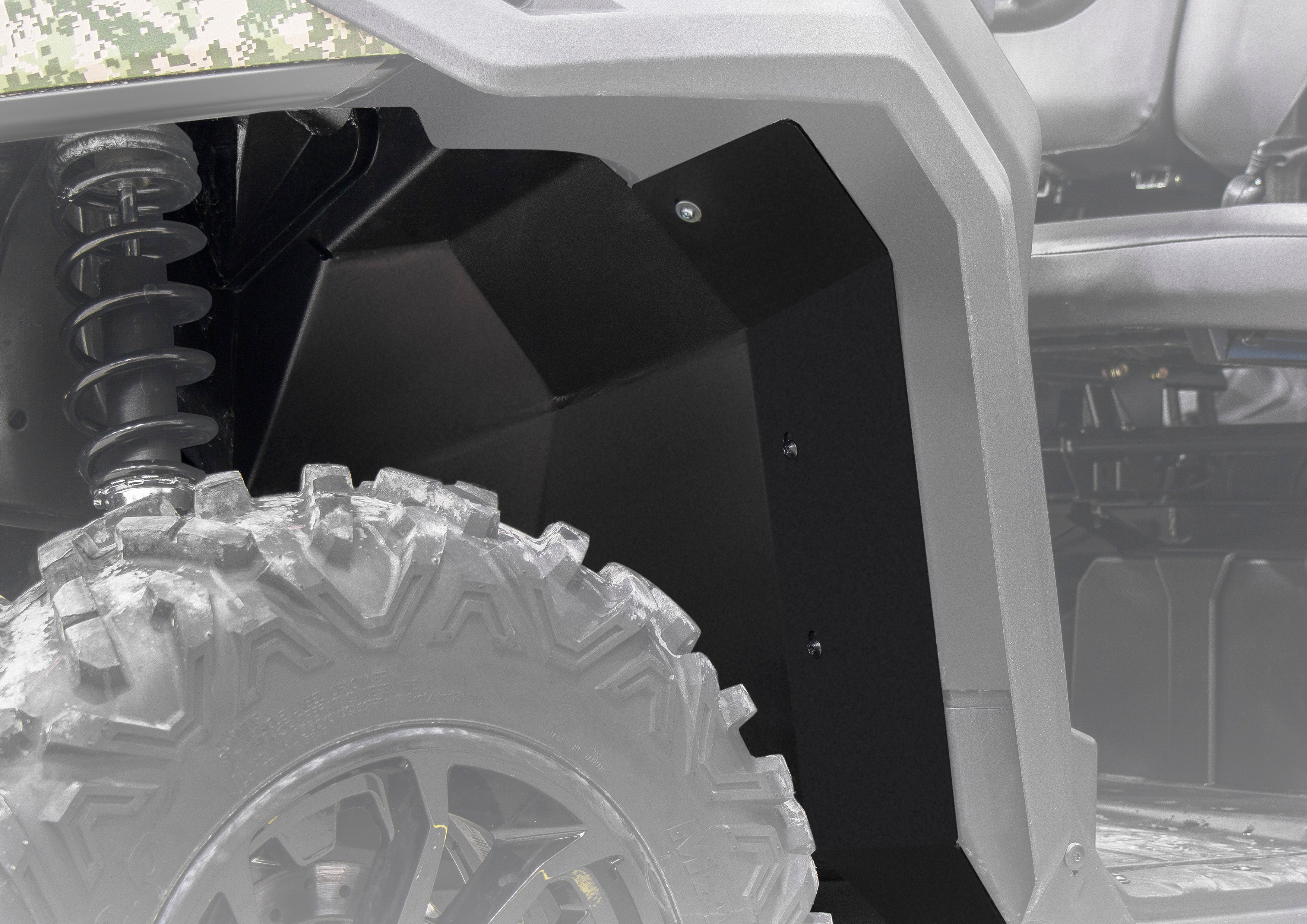 Photo of Can-Am Defender HD5 / HD7 / HD8 / HD9 / HD10 Footwell Protection by Rival Powersports USA - Premium for UTVs / Side by Sides