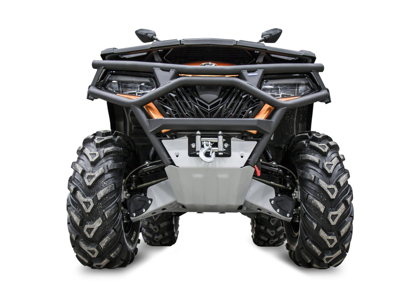 Photo of CF Moto C Force 600 Touring Alloy Central Skid Plate by Rival Powersports USA - Premium Central Skid Plate Alloy for UTVs / Side by Sides