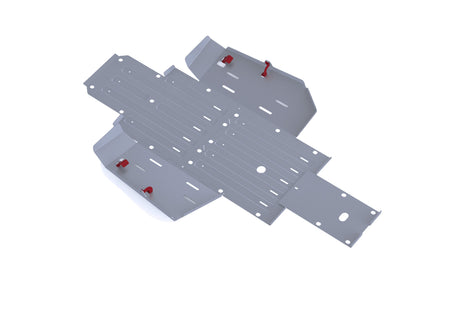 Photo of Honda Pioneer 520 Alloy Central Skid Plate by Rival Powersports USA - Premium Central Skid Plate Alloy for UTVs / Side by Sides