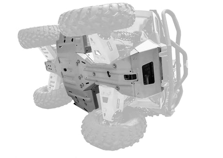 Photo of Polaris Sportsman 570 Touring Alloy Central Skid Plate by Rival Powersports USA - Premium Central Skid Plate Alloy for UTVs / Side by Sides