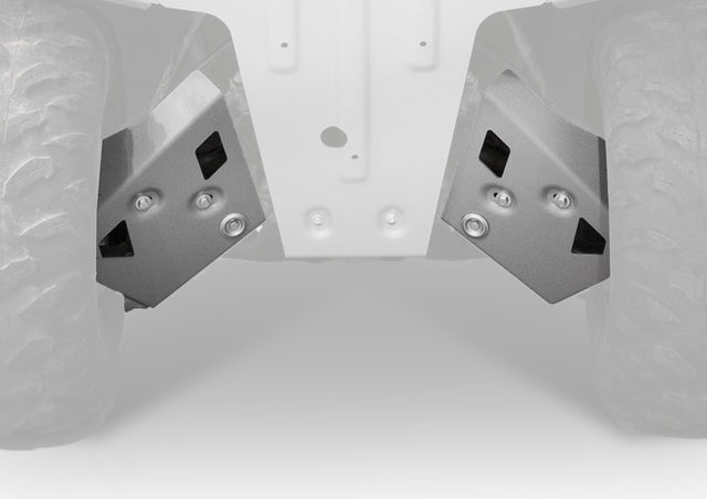 Photo of Yamaha Grizzly 700 Alloy Rear A Arm Guards by Rival Powersports USA - Premium Alloy Rear A Arm Guards for UTVs / Side by Sides