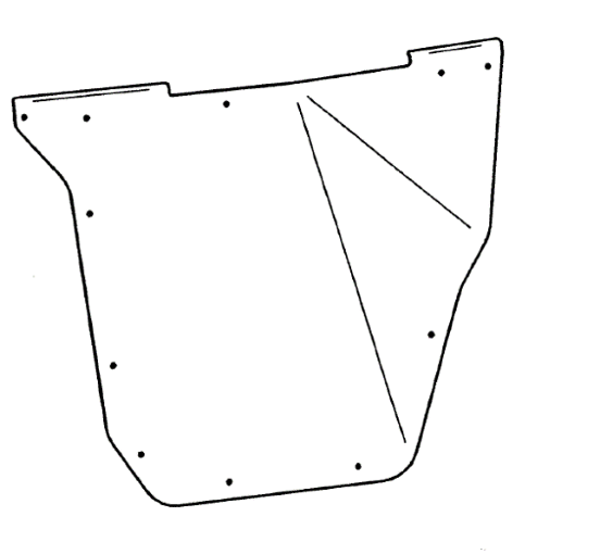 Photo of 2444.6891.1 Alloy Door Skin (LEFT) by Rival Powersports USA - Premium for UTVs / Side by Sides