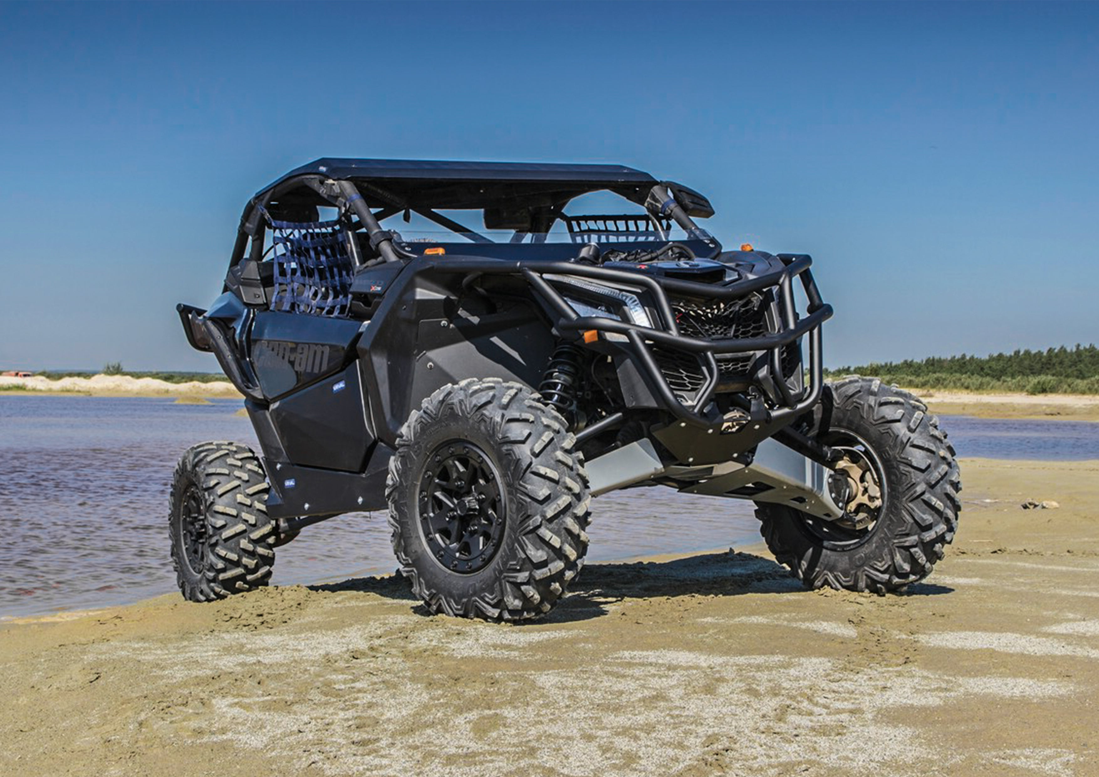Photo of Can-Am Maverick X3 64'' / 72'' Footwell Protection by Rival Powersports USA - Premium for UTVs / Side by Sides