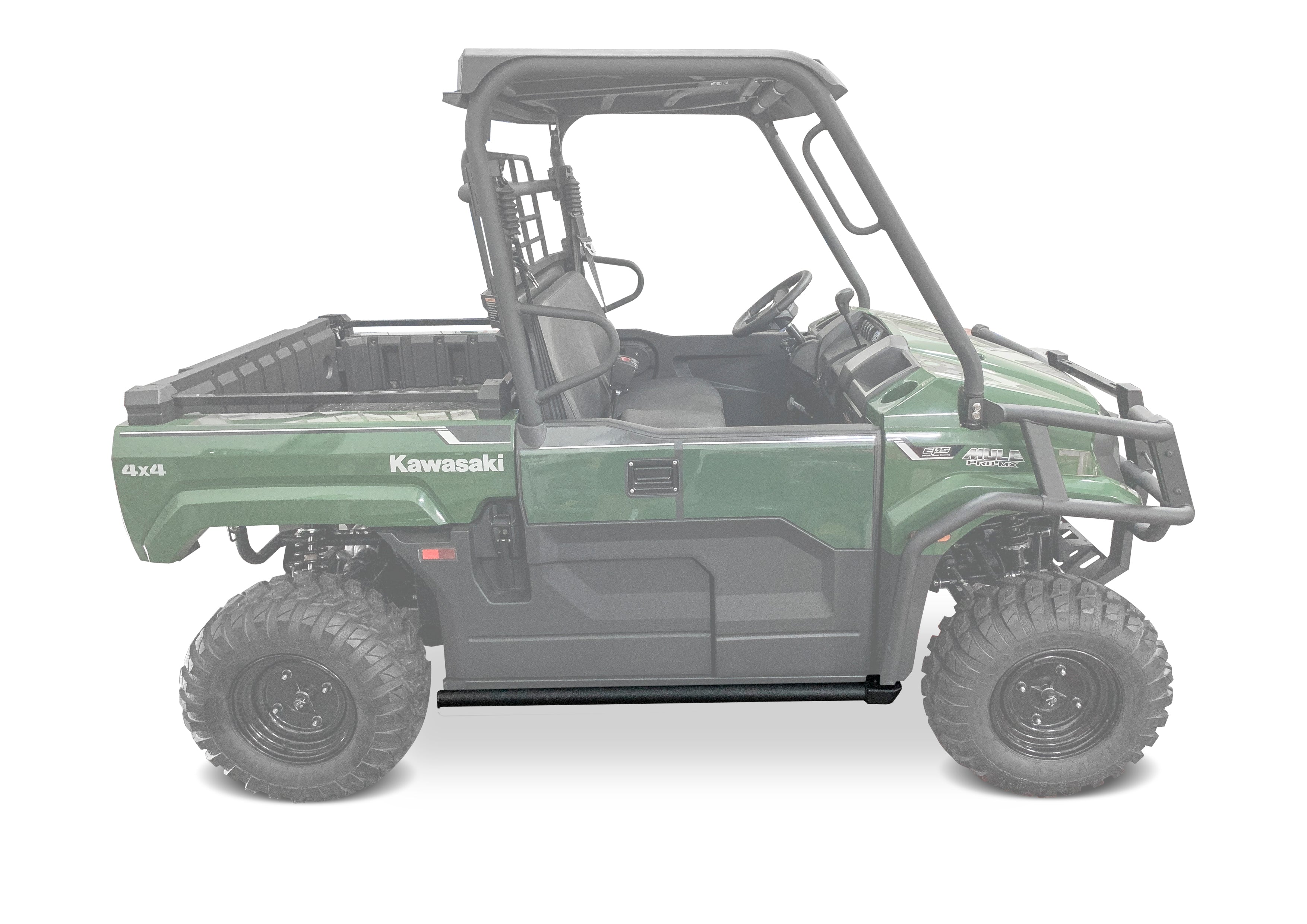 Photo of Kawasaki Mule PRO-MX / EPS / EPS LE Rock Sliders by Rival Powersports USA - Premium Rock Sliders for UTVs / Side by Sides