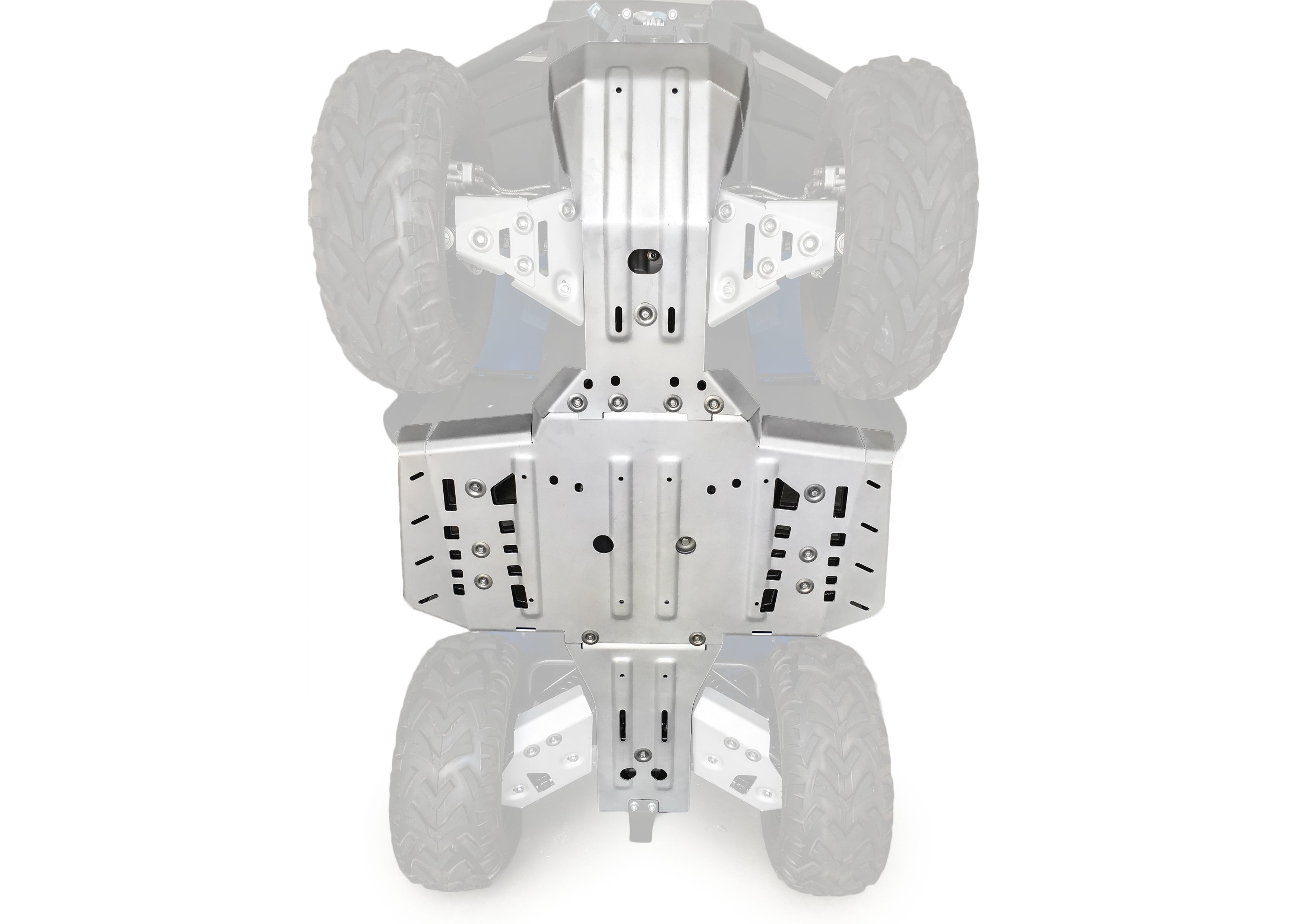 Photo of CF Moto C Force 400L /500L GEN2 Alloy Central Skid Plate by Rival Powersports USA - Premium Central Skid Plate Alloy for UTVs / Side by Sides