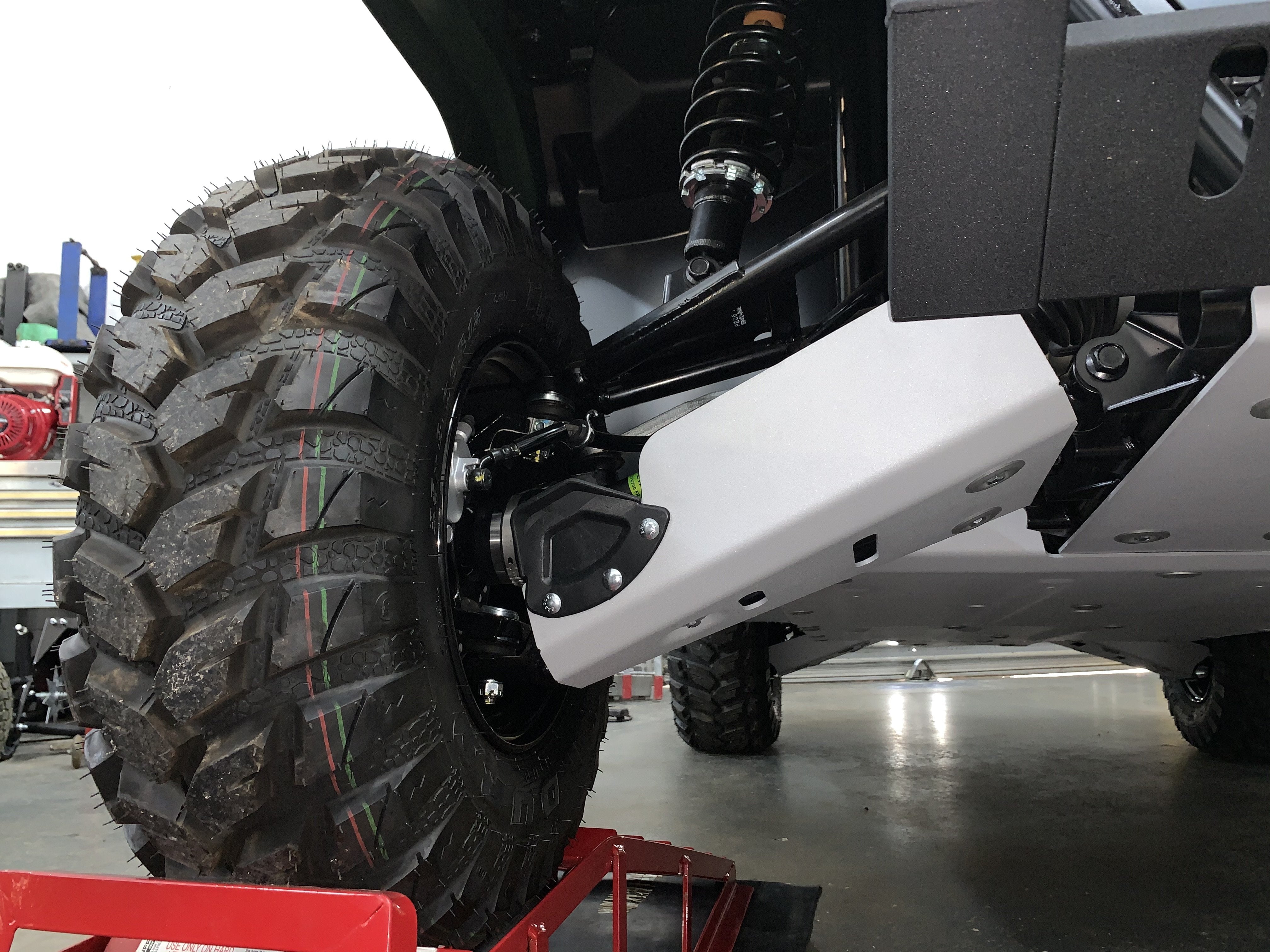 Photo of Kawasaki Mule PRO-MX / EPS / EPS LE Front A Arm Guards by Rival Powersports USA - Premium Alloy Front A Arm Guards for UTVs / Side by Sides
