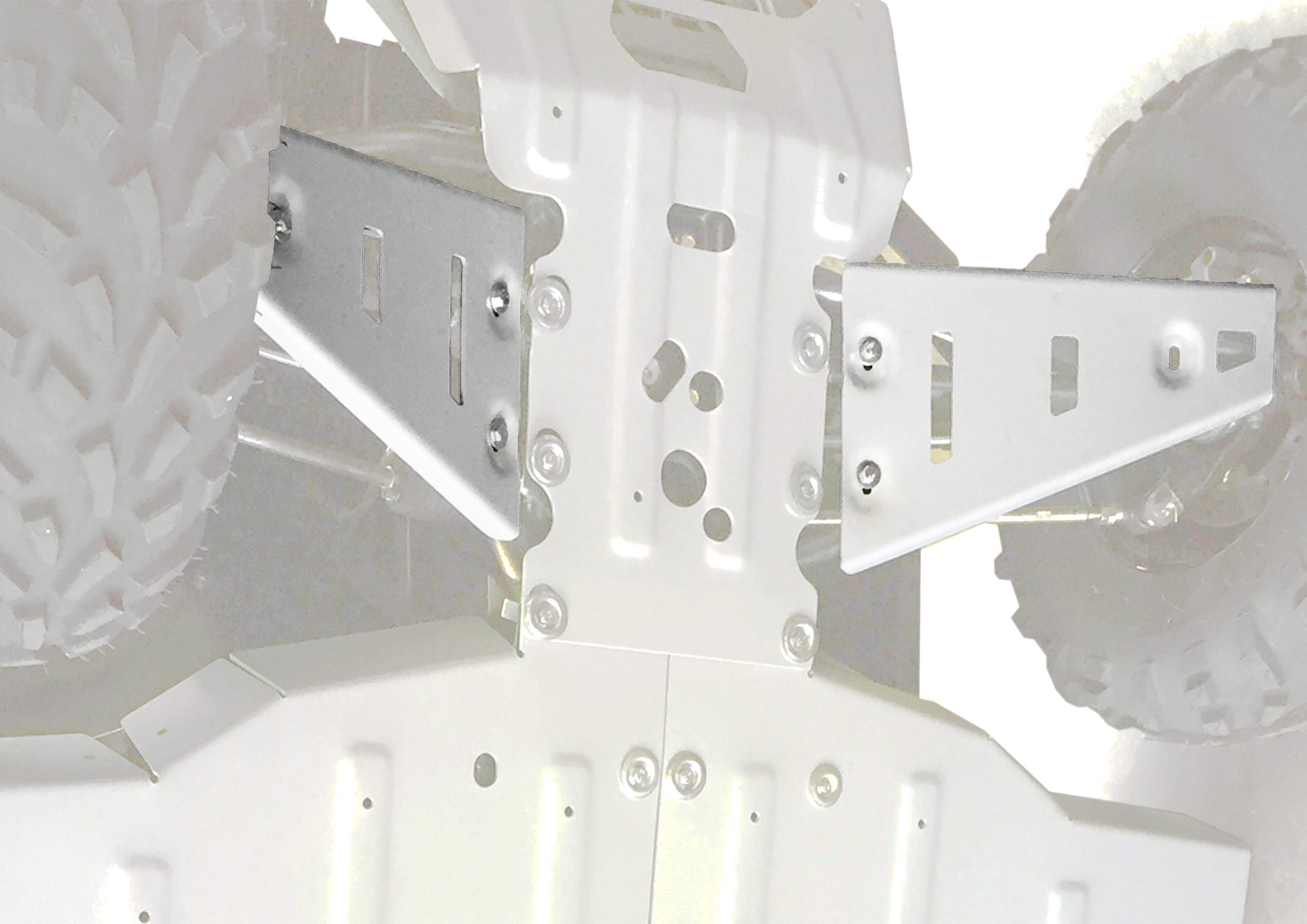 Photo of Polaris Ranger 570/900/1000/Crew/XP Alloy Front A Arm Guards by Rival Powersports USA - Premium Alloy Front A Arm Guards for UTVs / Side by Sides
