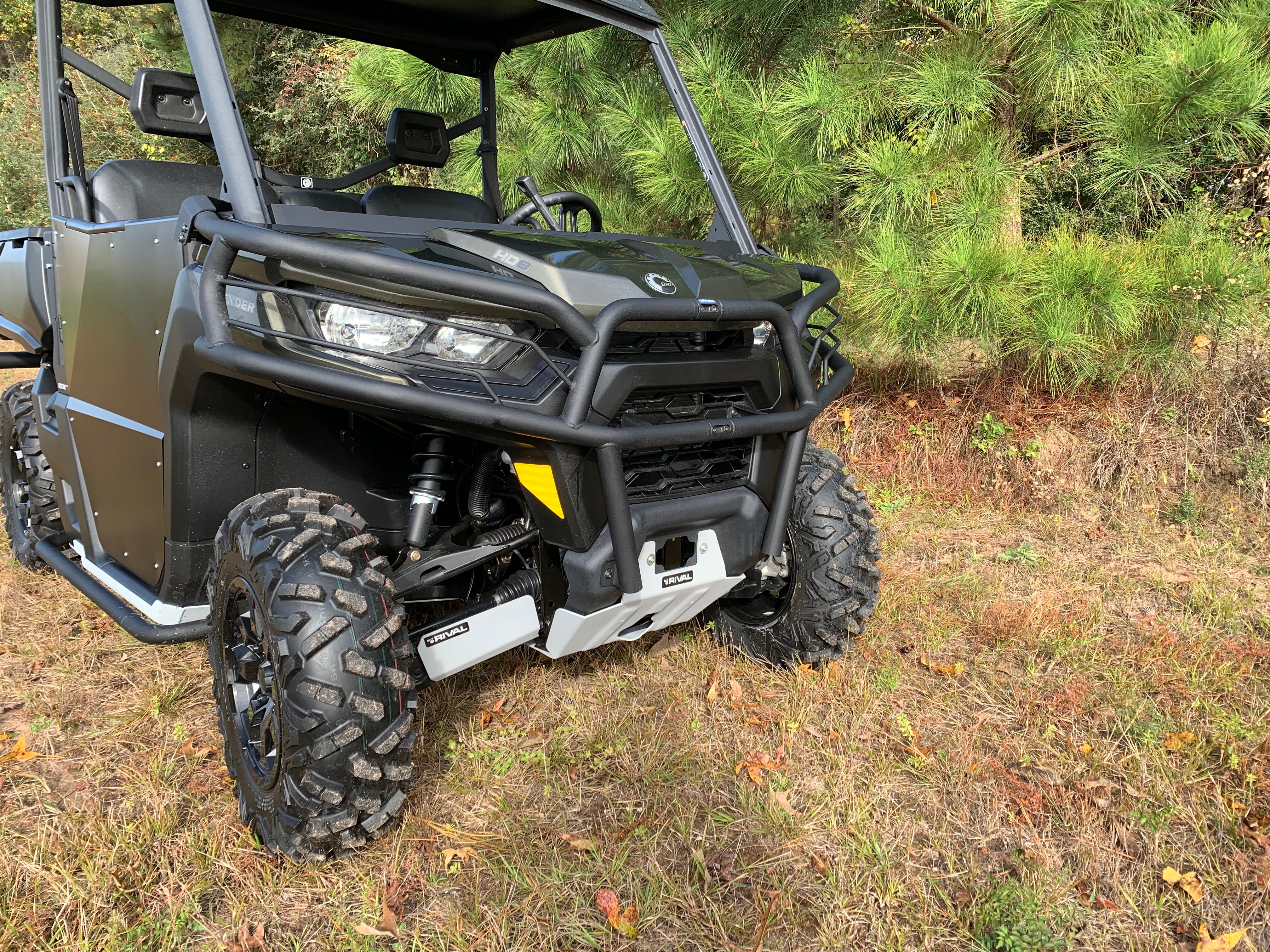 Photo of Can-Am Defender HD5 / HD7 / HD8 / HD9 / HD10 Alloy Front A Arm Guards by Rival Powersports USA - Premium for UTVs / Side by Sides