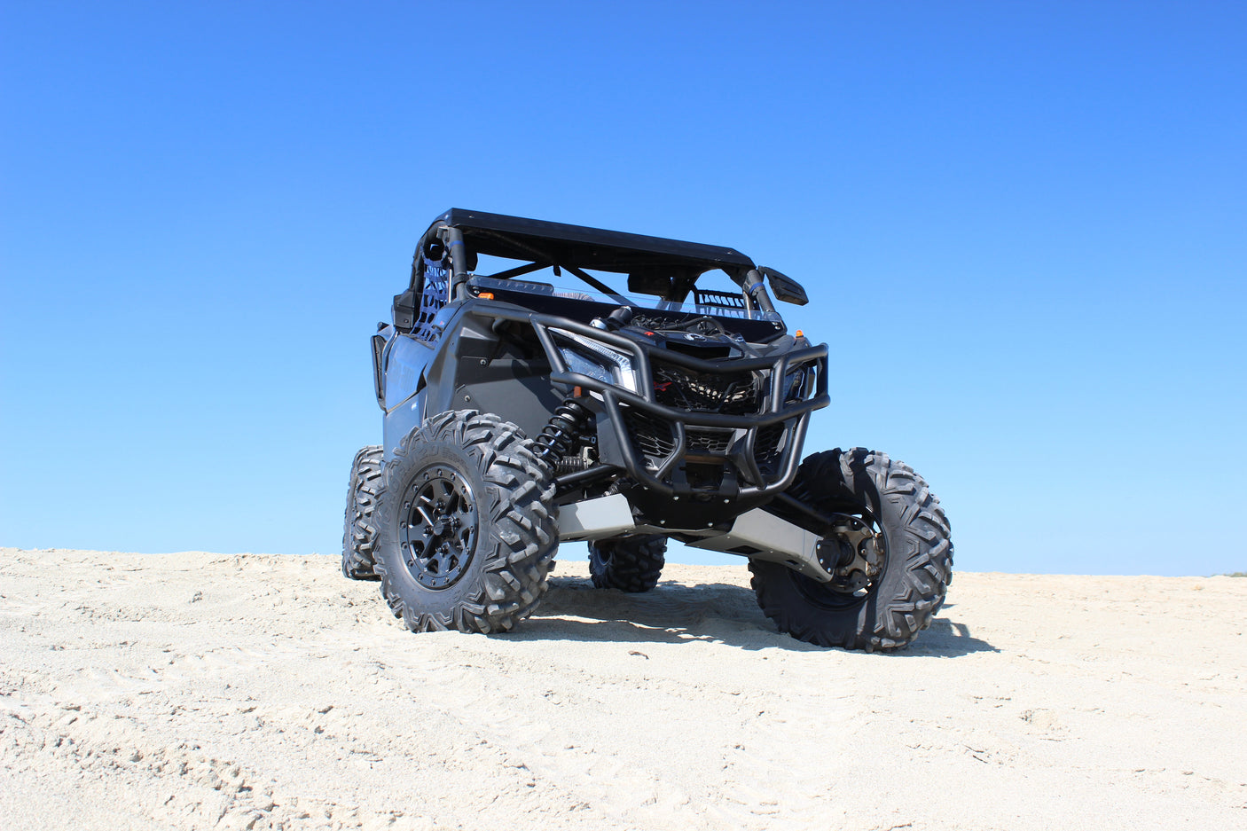 Photo of Can-Am Maverick X3 64'' Alloy Front A Arm Guards by Rival Powersports USA - Premium Alloy Front A Arm Guards for UTVs / Side by Sides