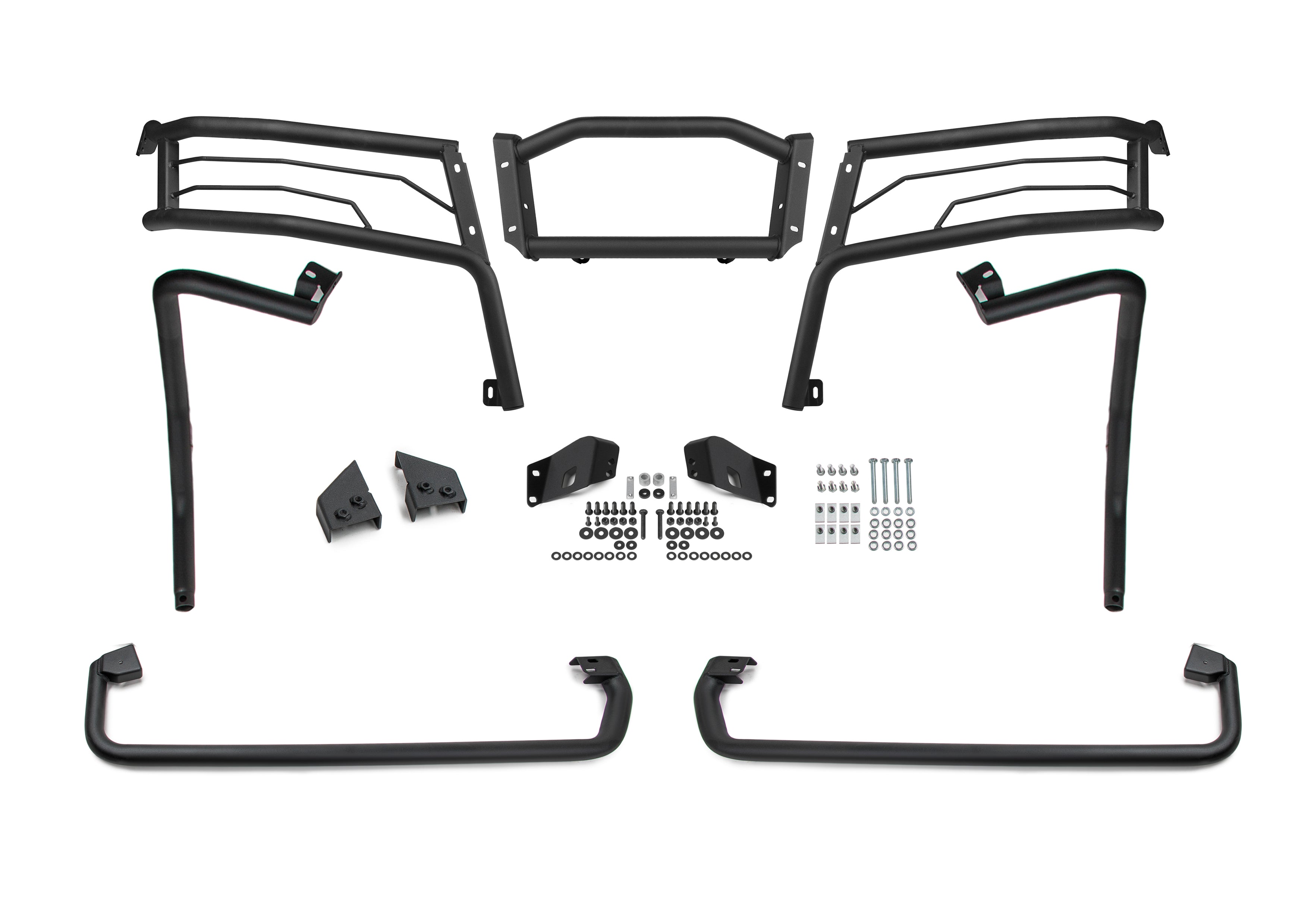 Photo of Can-Am Defender HD5 / HD8 / HD10 Front Bumper Kit with Fender Guards and Rock Sliders by Rival Powersports USA - Premium Front Bumper Kit for UTVs / Side by Sides