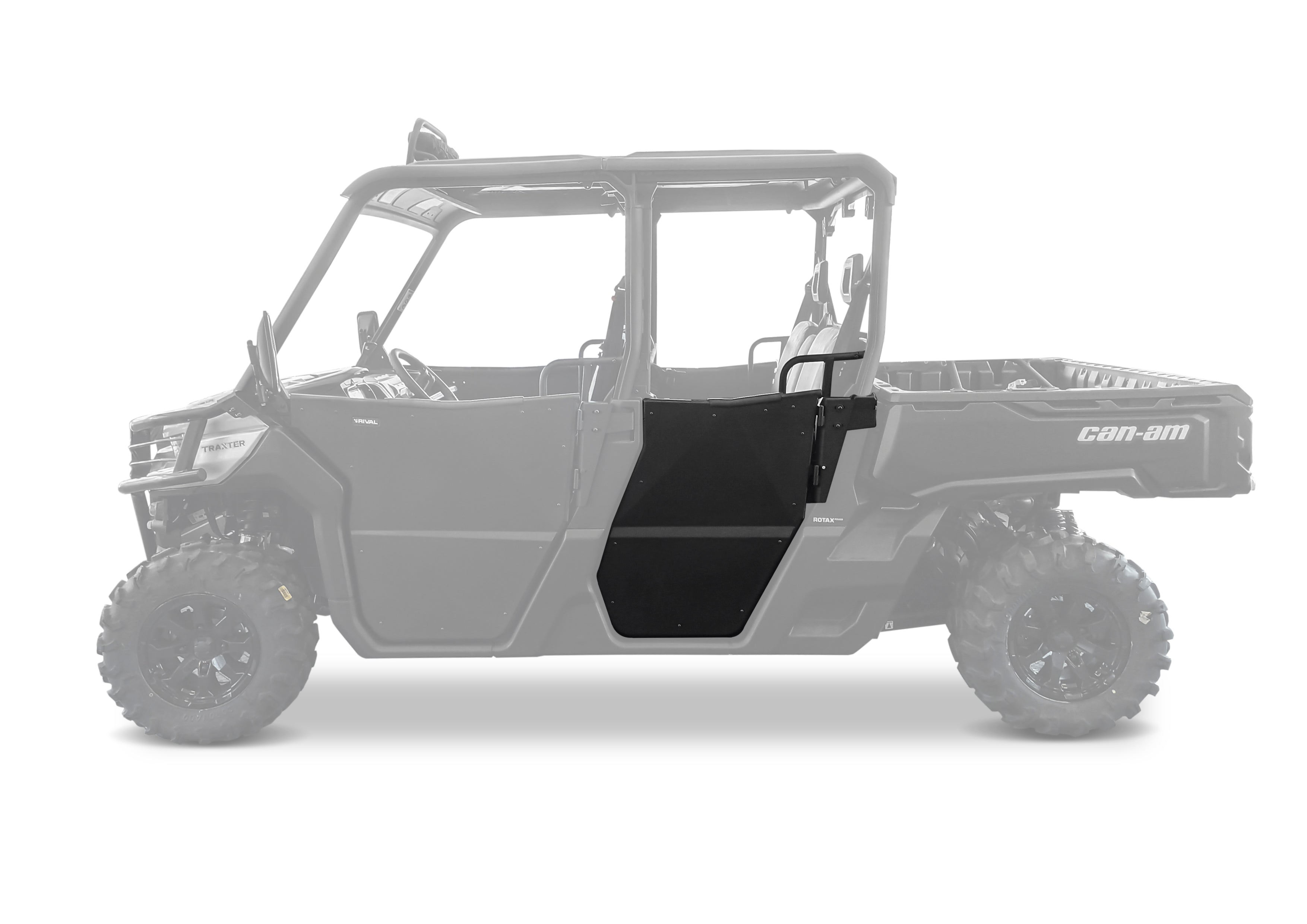 Photo of Can-Am Defender HD5/HD7/HD8/HD9/HD10 Max Rear Half Doors by Rival Powersports USA - Premium for UTVs / Side by Sides