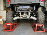 Photo of Kawasaki Mule PRO-MX / EPS / EPS LE Rear A Arm Guards by Rival Powersports USA - Premium Alloy Rear A Arm Guards for UTVs / Side by Sides