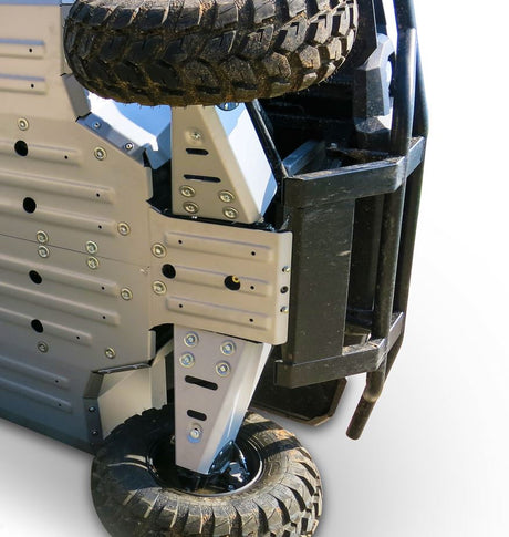 Photo of Kawasaki Mule PRO DX/DXT/FX/FXT Alloy Front A Arm Guards by Rival Powersports USA - Premium Alloy Front A Arm Guards for UTVs / Side by Sides