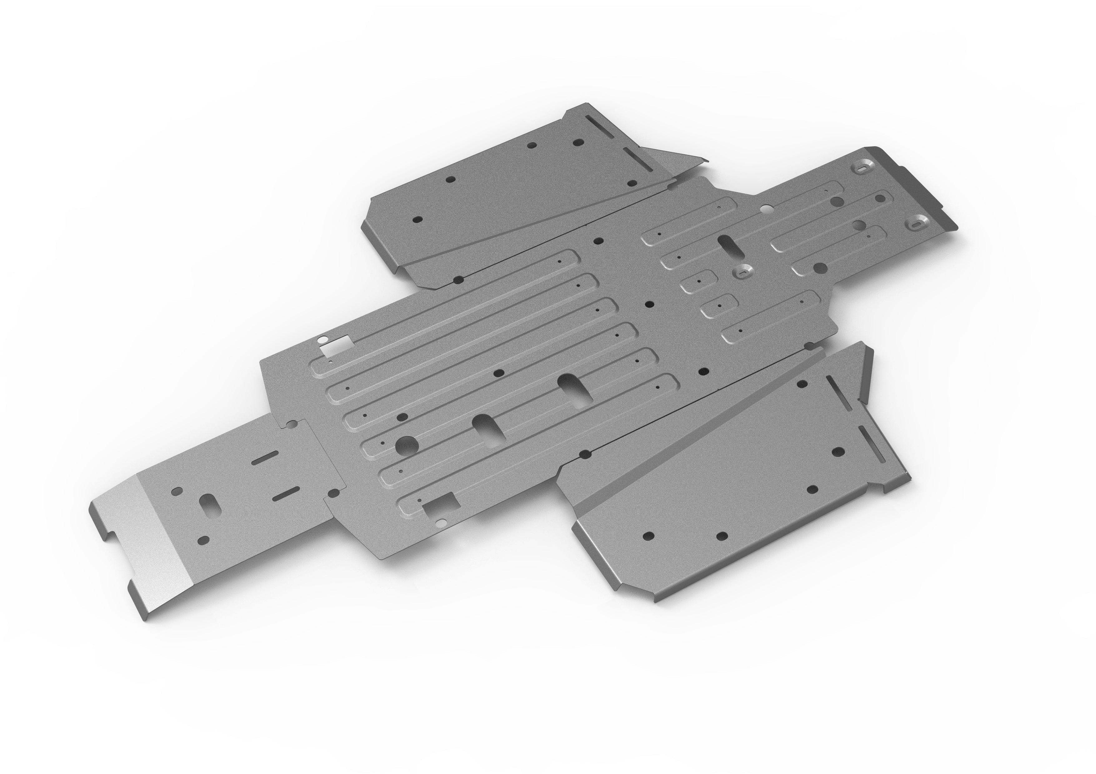 Photo of Honda Pioneer 1000 Alloy Central Skid Plate 2022+ by Rival Powersports USA - Premium Skid Plates & Guards for UTVs / Side by Sides