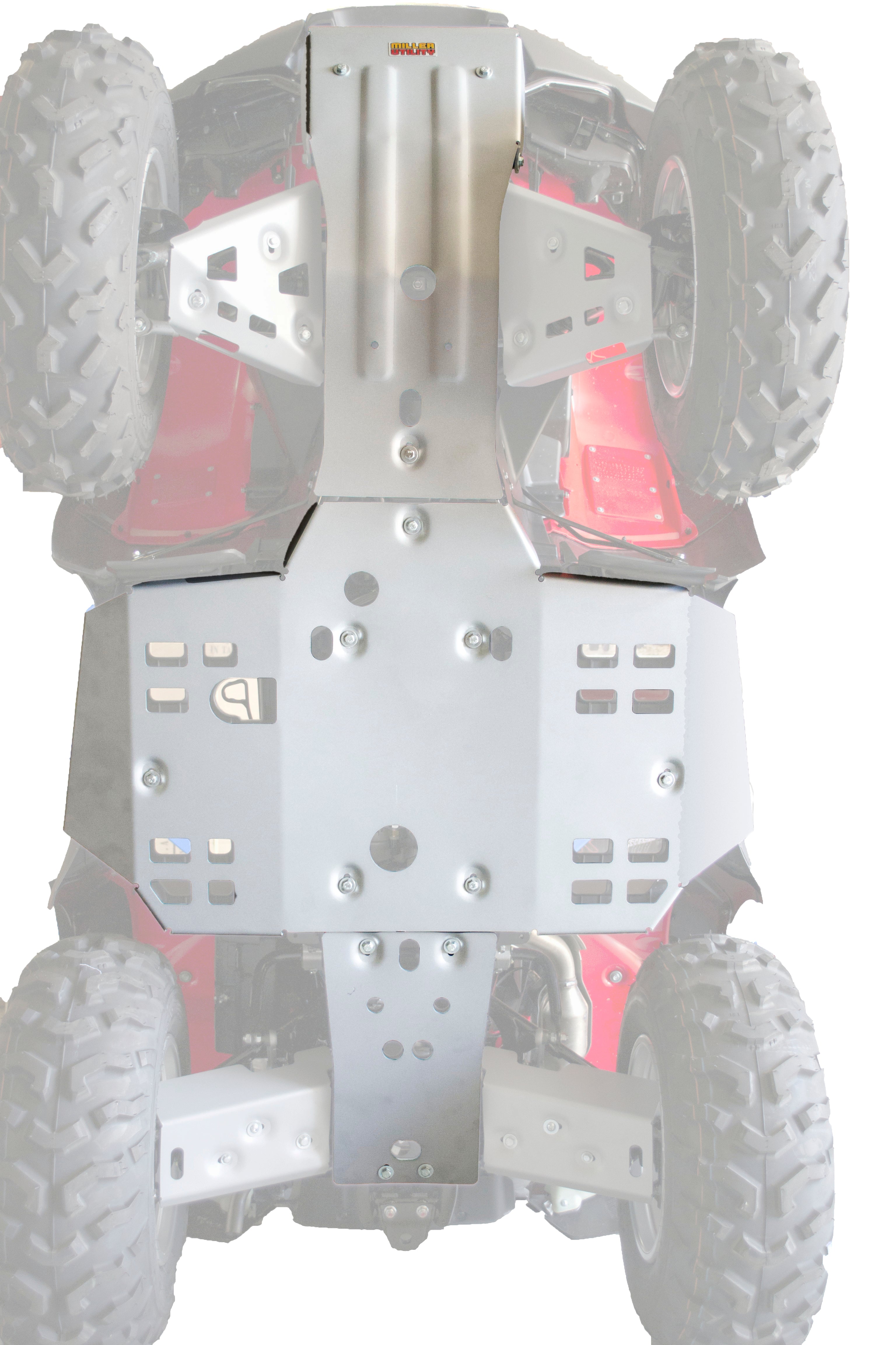 Photo of Honda TRX680 Rincon 4x4 IRS Auto Alloy Central Skid Plate by Rival Powersports USA - Premium for UTVs / Side by Sides