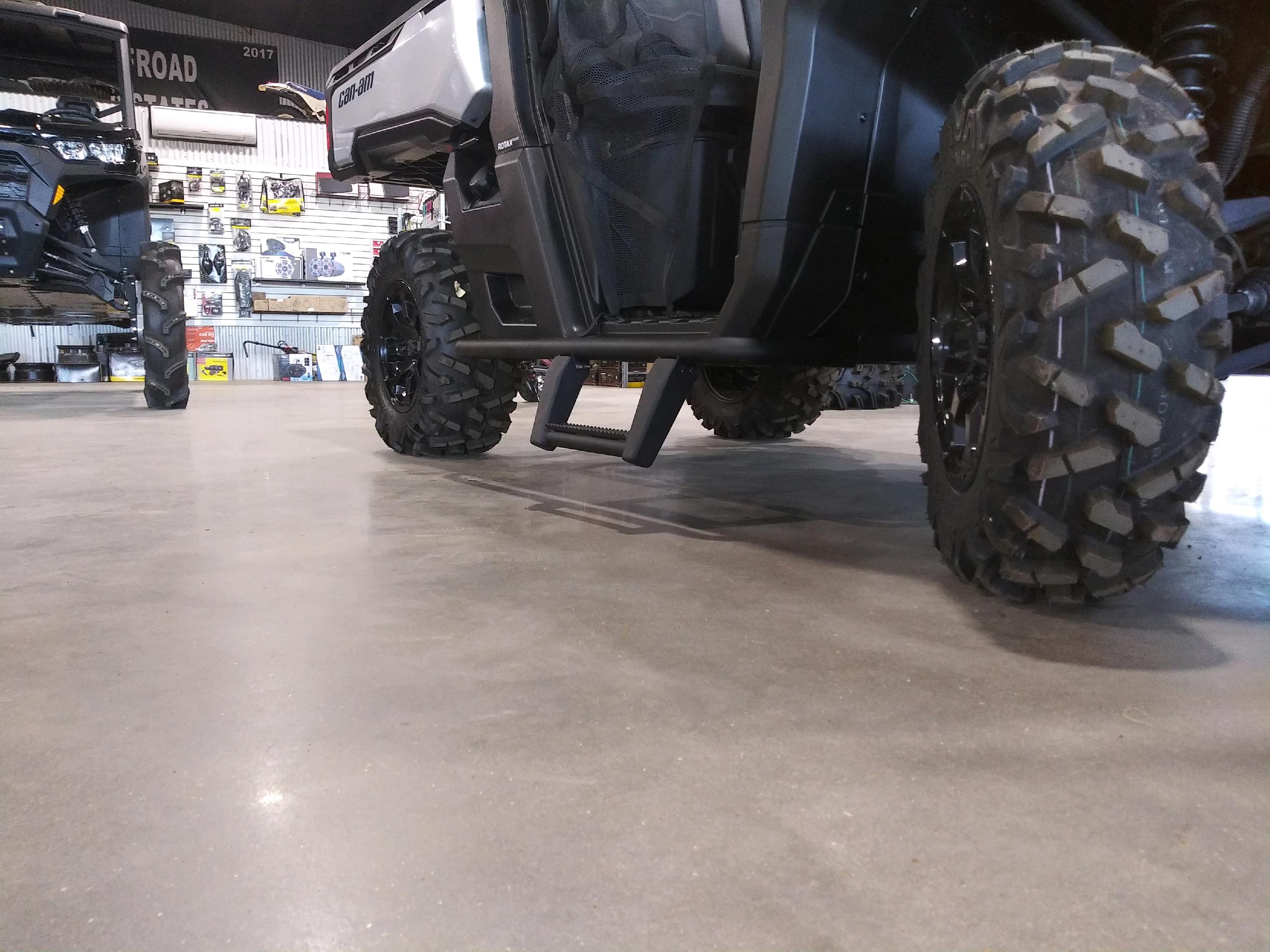 Photo of Can-Am Defender HD5 / HD8 / HD10 Tube Rock Slider (excl Max) Removable Step by Rival Powersports USA - Premium for UTVs / Side by Sides
