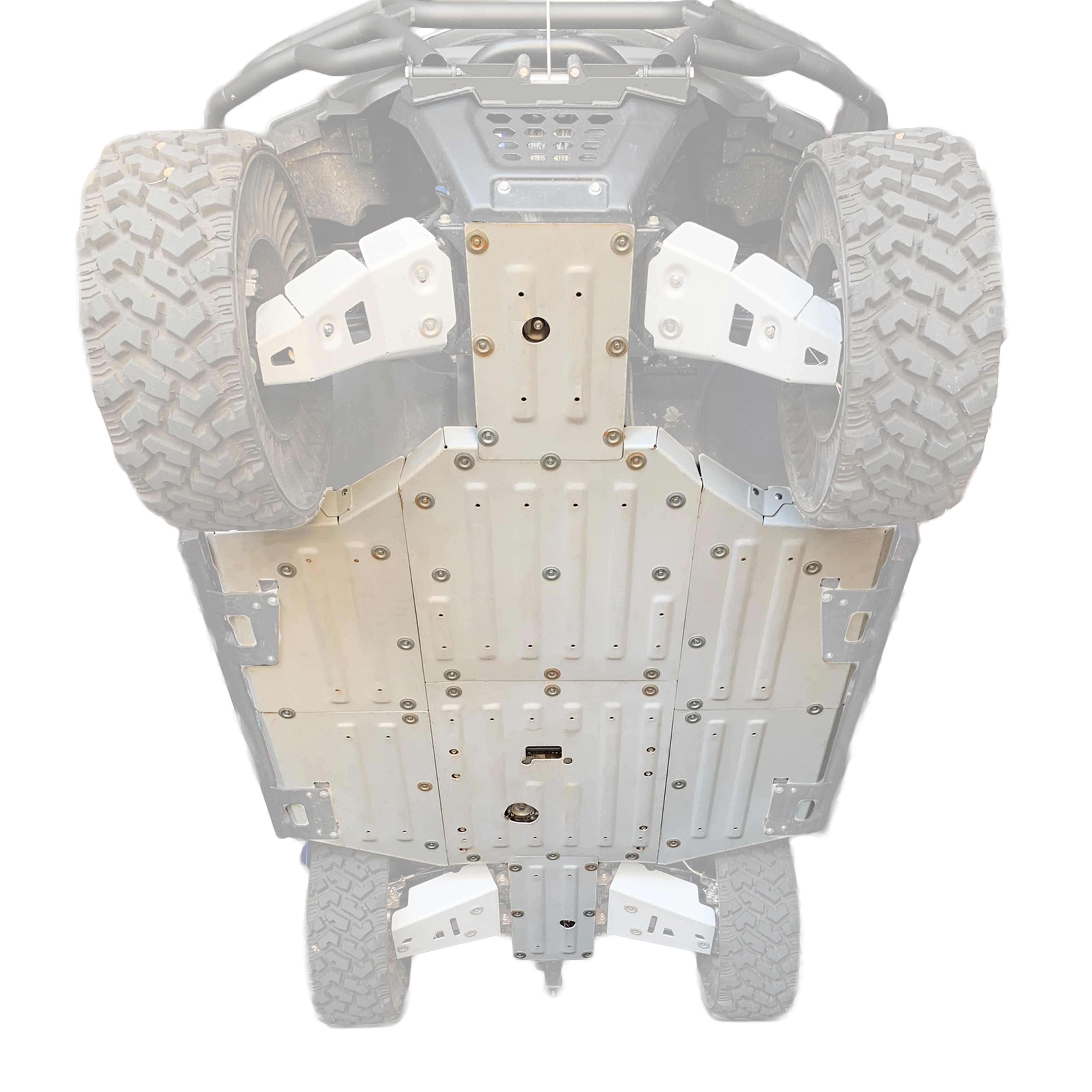 Photo of CF Moto U Force 600 Alloy Central Skid Plate by Rival Powersports USA - Premium for UTVs / Side by Sides