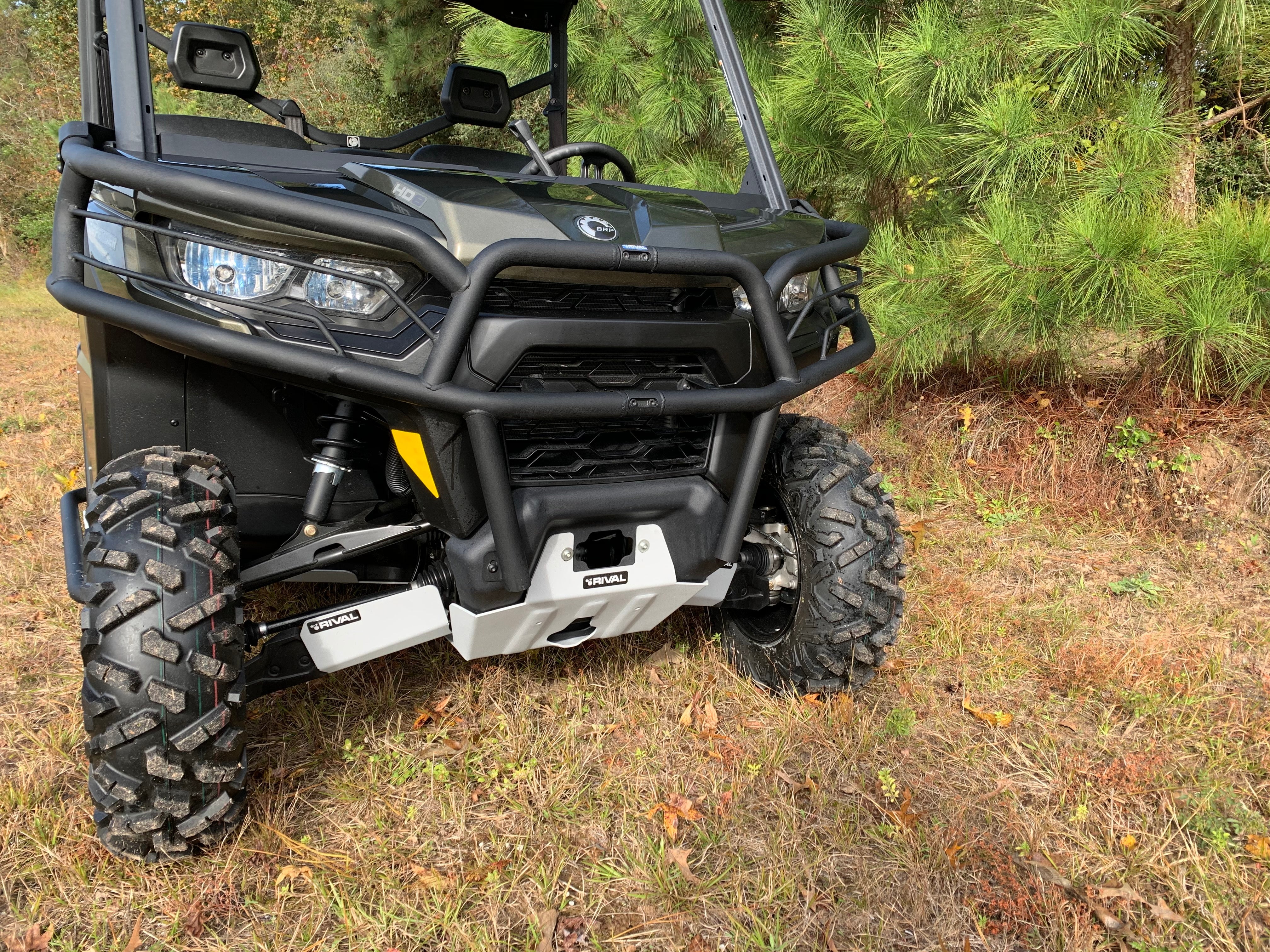 Photo of Can-Am Defender HD5 / HD7 / HD8 / HD9 / HD10 Alloy Front A Arm Guards by Rival Powersports USA - Premium for UTVs / Side by Sides