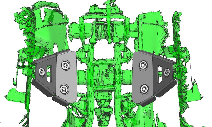 Photo of CF Moto C Force 400 / 500 / 400L / 500L GEN2 Plastic Front A Arm Guards by Rival Powersports USA - Premium for UTVs / Side by Sides