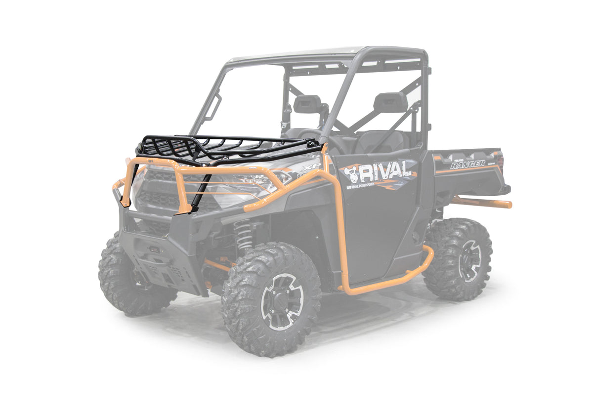 Photo of Polaris Ranger 1000 / 1000 XP / EPS / Crew Front Hood Rack by Rival Powersports USA - Premium Front Hood Rack for UTVs / Side by Sides