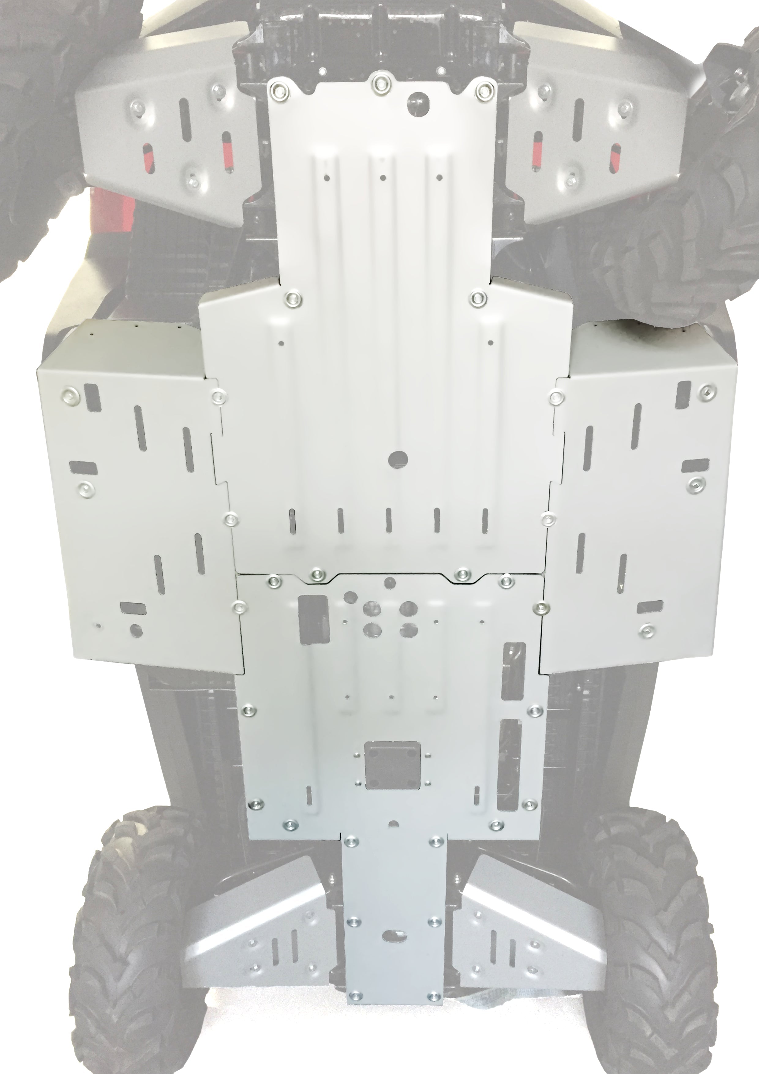 Photo of Honda Pioneer 700 Alloy Central Skid Plate by Rival Powersports USA - Premium for UTVs / Side by Sides