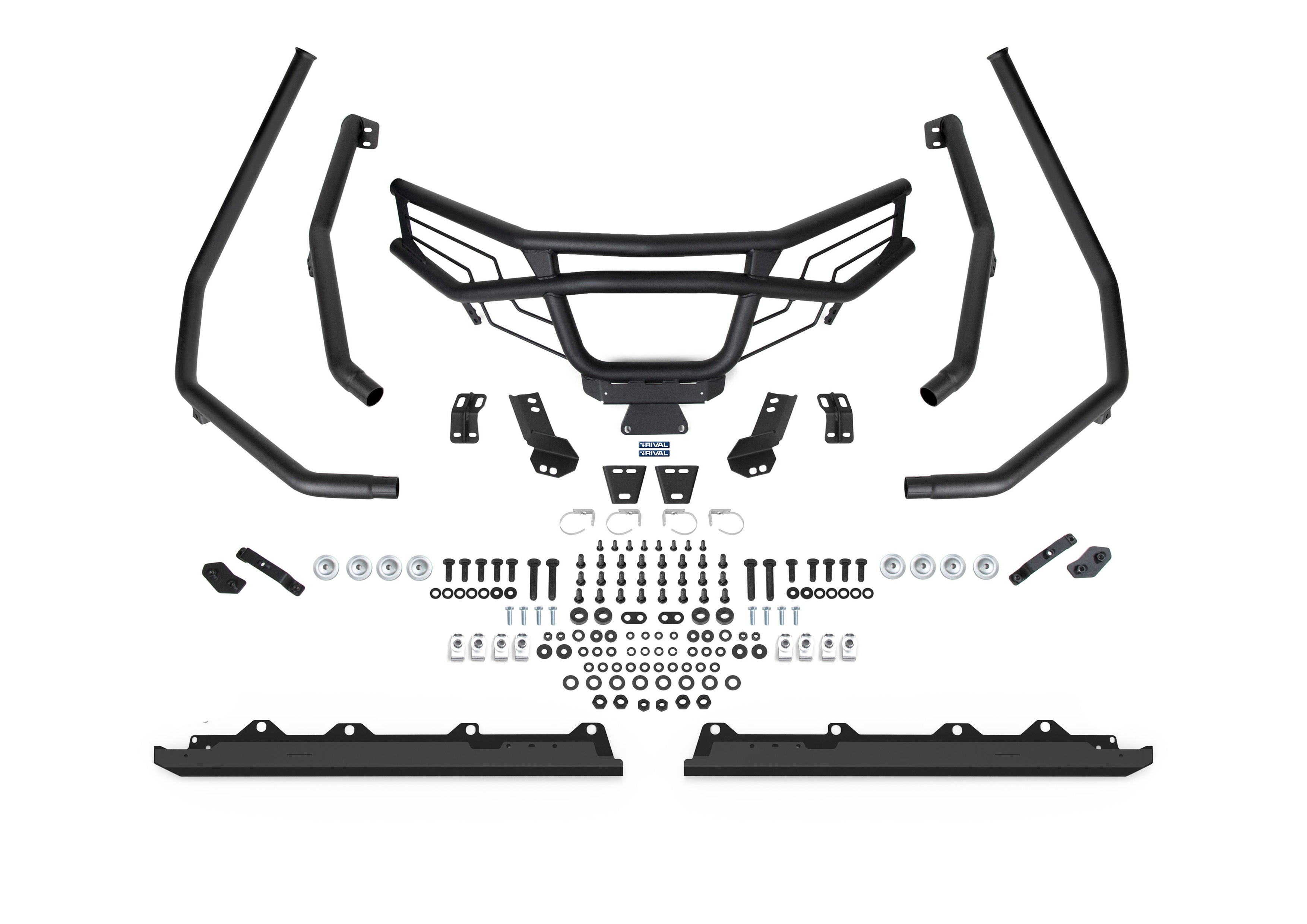 Photo of R Max 2-Seater Front Bumper Kit with Fender Guard and Rock Sliders by Rival Powersports USA - Premium for UTVs / Side by Sides