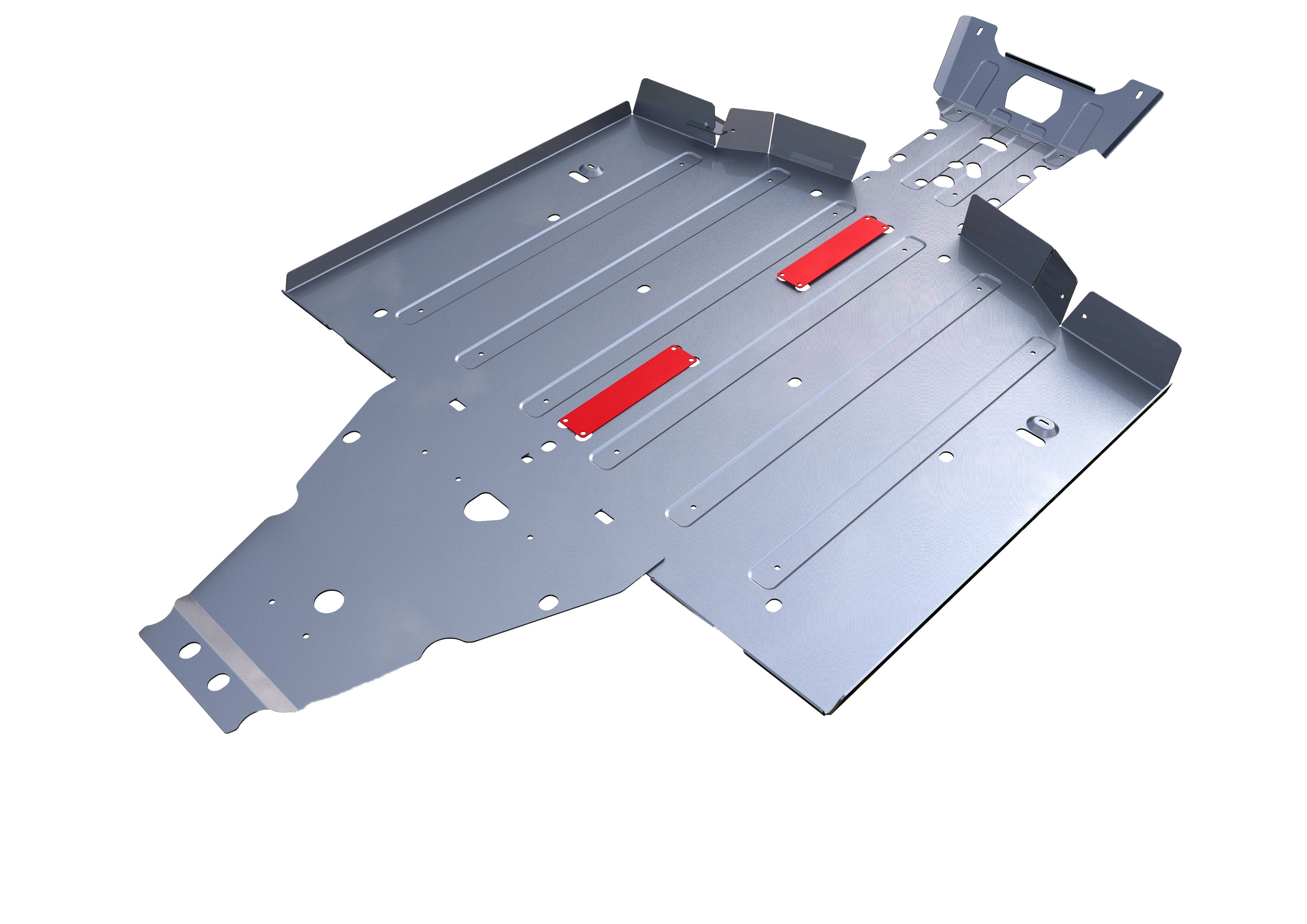 Photo of Polaris Ranger 570/900/1000XP/DSL Full Size Alloy Central Skid Plate by Rival Powersports USA - Premium Central Skid Plate Alloy for UTVs / Side by Sides