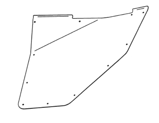 Photo of 2444.7455.1 Alloy Door Skin (RIGHT) by Rival Powersports USA - Premium for UTVs / Side by Sides