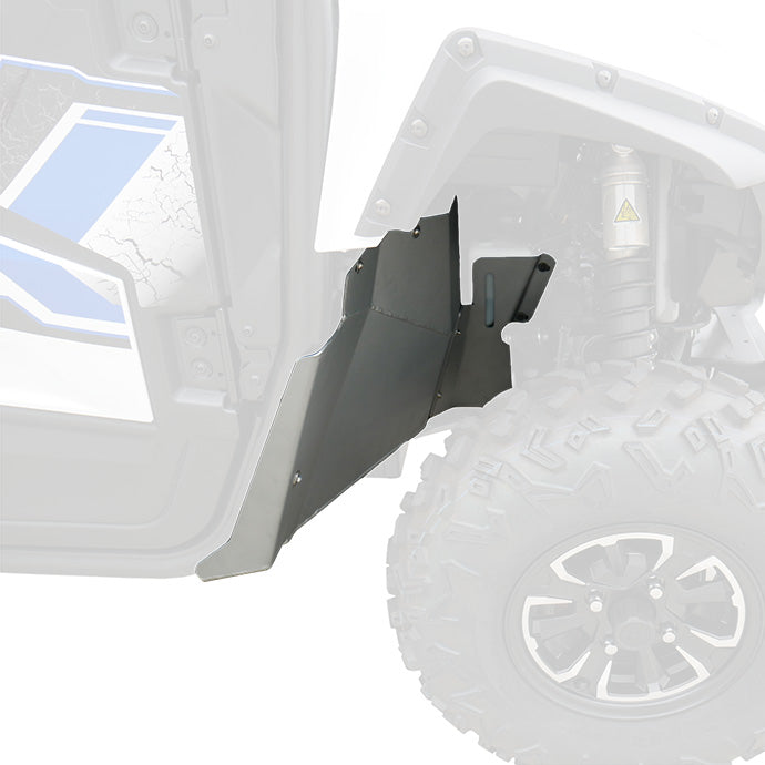 Photo of Yamaha Wolverine X2/R-Spec/ R-Spec SE / X4 / SE Alloy Front Plate and Footwell Protection by Rival Powersports USA - Premium Central Skid Plate Alloy for UTVs / Side by Sides