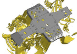Photo of CF Moto C Force 400 / 500 GEN2 Plastic Central Skid Plate by Rival Powersports USA - Premium Central Skid Plate Plastic for UTVs / Side by Sides