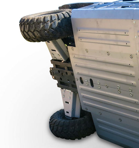 Photo of Kawasaki Mule PRO DX / DXT / FX / FXT Alloy Rear A Arm Guards by Rival Powersports USA - Premium Alloy Rear A Arm Guards for UTVs / Side by Sides