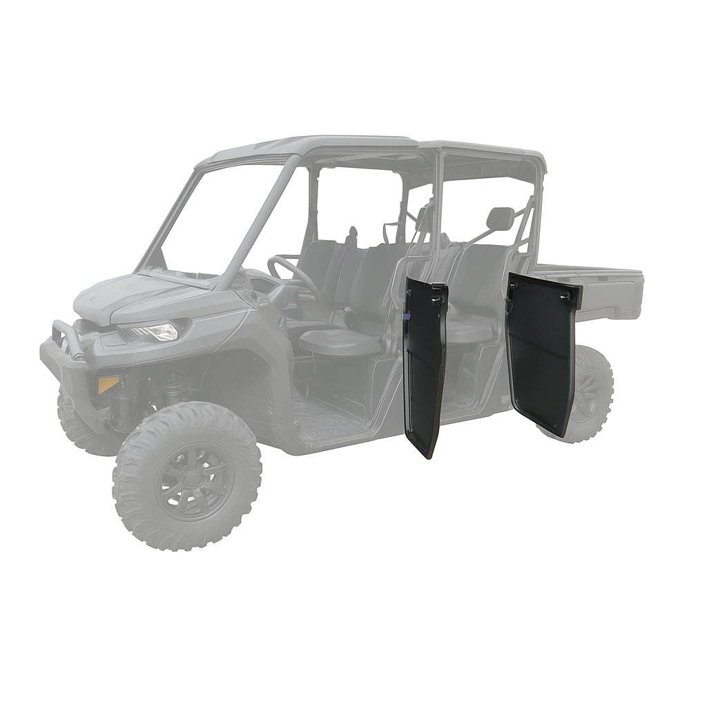 Photo of Can-Am Defender HD11 Max Doors Set of 4 by Rival Powersports USA - Premium Half Doors for UTVs / Side by Sides