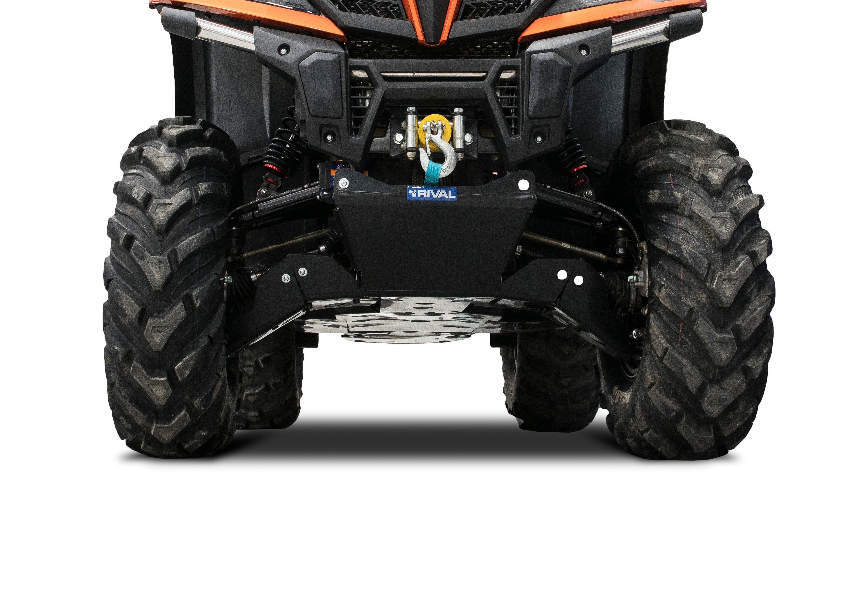 Photo of CF Moto C Force 800/800XC/1000 Plastic Central Skid Plate by Rival Powersports USA - Premium Central Skid Plate Plastic for UTVs / Side by Sides