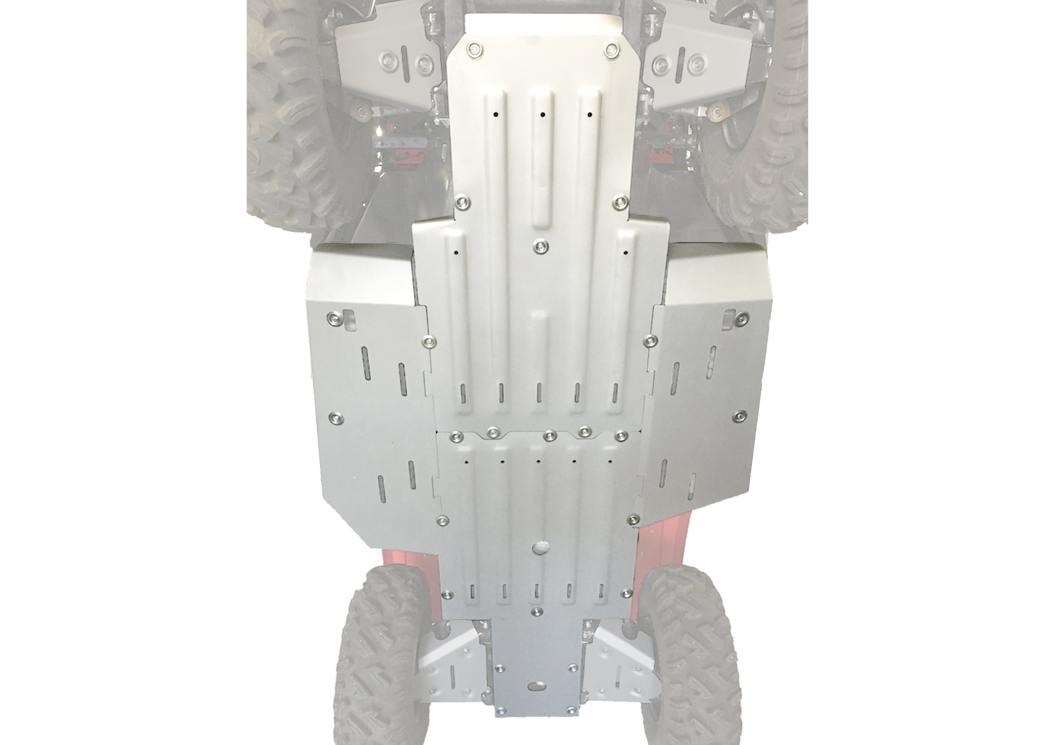 Photo of Honda Pioneer 500 Alloy Central Skid Plate by Rival Powersports USA - Premium Central Skid Plate Alloy for UTVs / Side by Sides